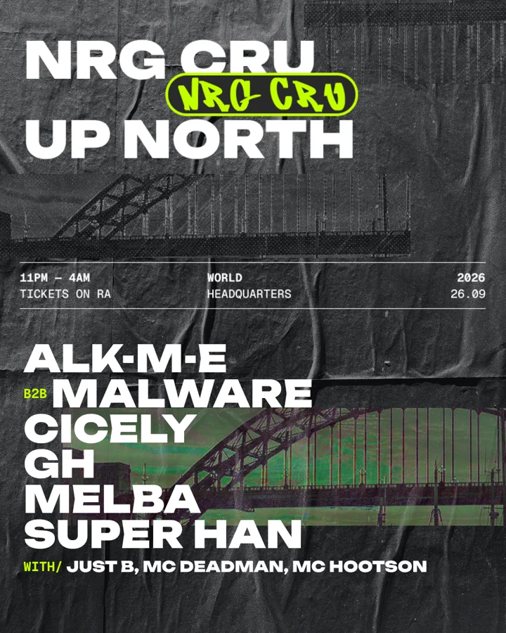 NRG CRU event poster