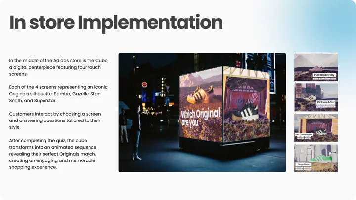 Adidas Originals retail concept